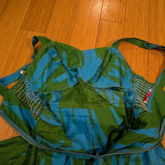 1950s True vintage Ruby of Miami green and blue party dress - Picture 11 of 13